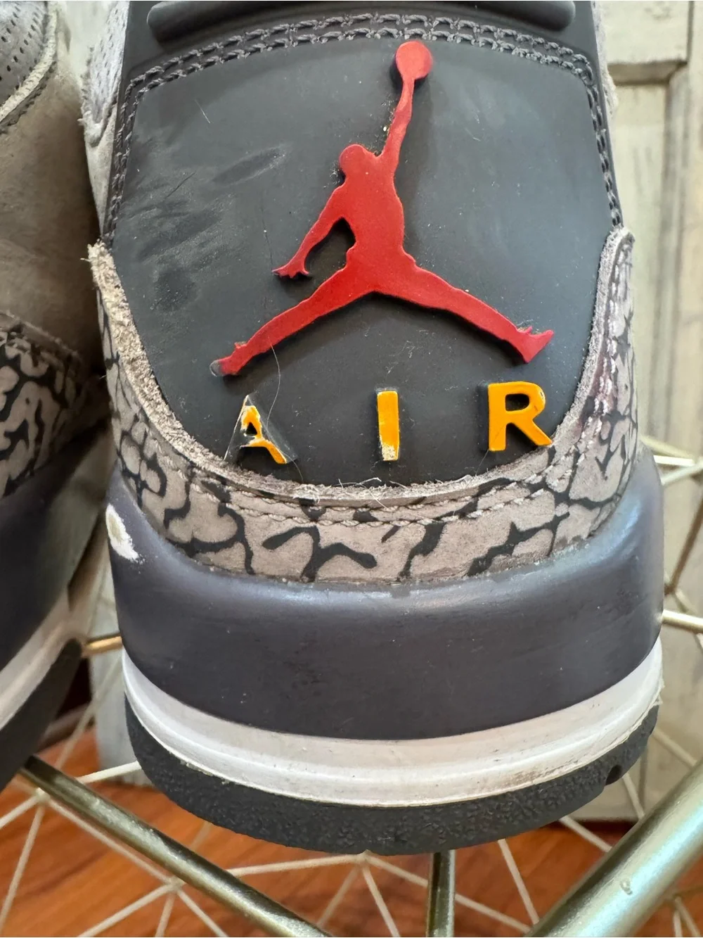 Air Jordan 3 Retro Cool Grey Elephant Print size 10